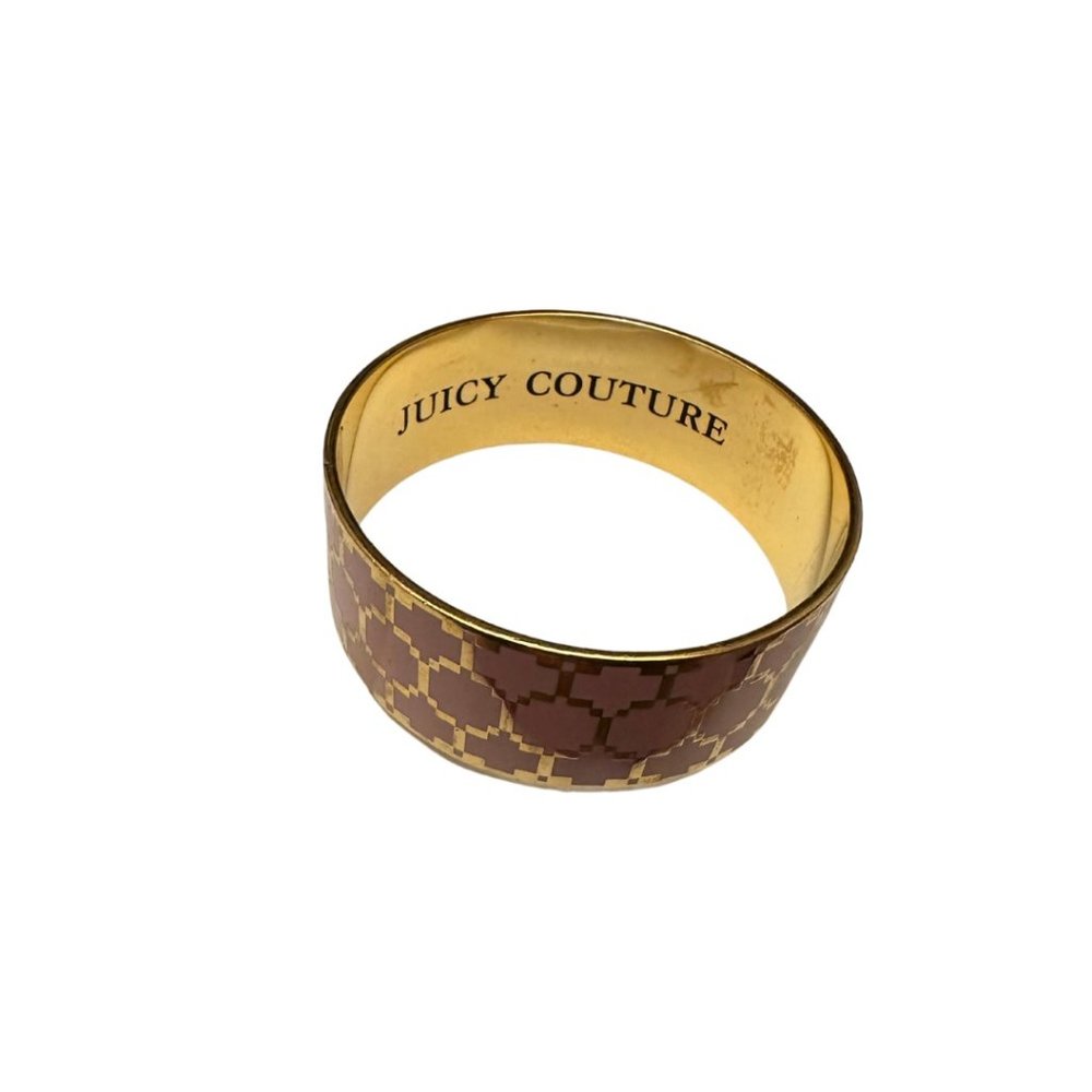 2010 Juicy Couture Gold Geometric Bangle
